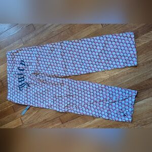 Juicy Couture Womens Pink Polka Dot Pajama Bottoms